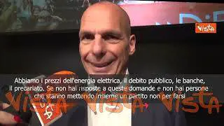 Varoufakis: "Sinistra in Italia senza un piano, responsabile del Governo Meloni"