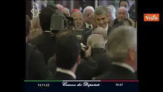 20 anni fa la visita di papa Giovanni Paolo II alla Camera. Ecco l'ingresso con Berlusconi e Ciampi