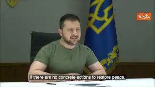 Zelensky: "No a Minsk 3, Russia deve pagare per quello che ha fatto"