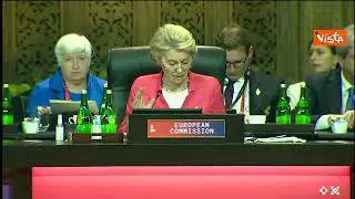 G20, von der Leyen: "Necessari investimenti globali in infrastrutture sostenibili"