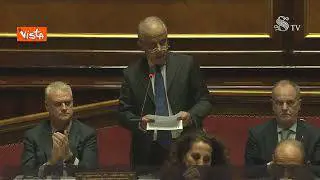 Migranti, Piantedosi: "Grazie a chi ha prestato la propria opera", l'applauso al Senato