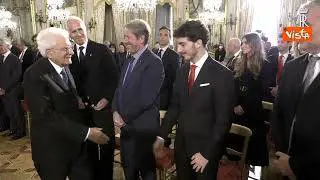 Mattarella riceve al Quirinale il campione di MotoGp Bagnaia