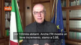 Covid, Rezza: "Aumento casi e ricoveri, ma sotto soglie critiche"