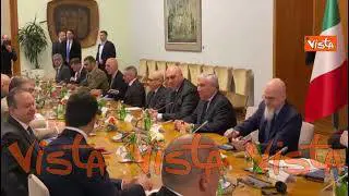 L’incontro a Belgrado dei Ministri Tajani e Crosetto con il Presidente della Serbia Aleksandar Vucic