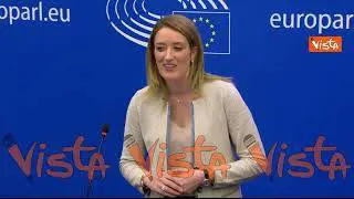 Metsola: "Oggi l'inizio della fine discriminazione genere in Ue"