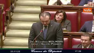 Molinari ricorda Maroni in Aula alla Camera: "Dedizione e onore. Ciao, Bobo"