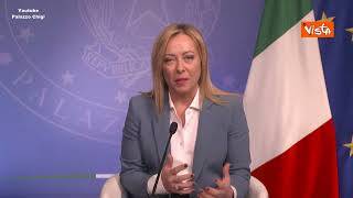 Meloni: “Italia continuerà ad essere fieramente schierata a sostegno della causa Ucraina”