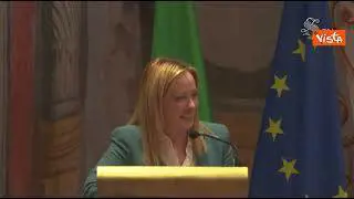 Meloni: "Grazie a La Russa, che ha accettato di buon grado di essere guidato da una donna"