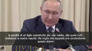Putin incontra madri dei soldati: Condividiamo il dolore per la perdita dei vostri figli
