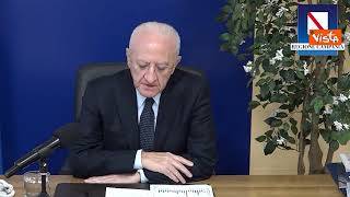 De Luca: "Legge di bilancio ricalca modello Draghi"