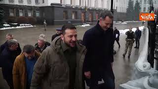 Zelensky riceve il Primo Ministro del Belgio a Kiev
