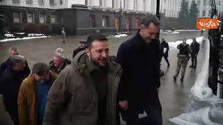 Zelensky riceve il Primo Ministro del Belgio a Kiev