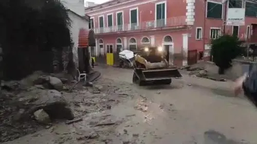 La situazione di Casamicciola dopo la frana