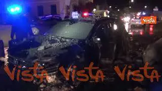 Nubifragio Ischia, mezzi al lavoro per ripulire le strade