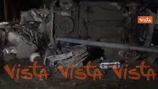 Frana a Ischia, le immagini spettrali della sera dopo il nubifragio