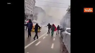 Guerriglia a Bruxelles dopo vittoria del Marocco contro il Belgio