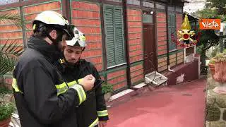 Frana Ischia, i controlli dei Vigili del Fuoco alle strutture nel caso di nuove piogge