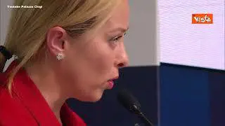 Meloni: “In Iran non possiamo far finta di non vedere”