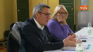 L’incontro tra Conte e Landini sulla Manovra nella sede del M5S, le immagini