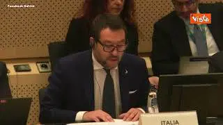 Salvini ai Ministri Trasporti Ue: “Italia farà la sua parte per mobilità europea”