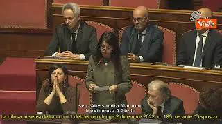 Invio armi Ucraina, Maiorino (M5S) al Senato: "Fermatevi"