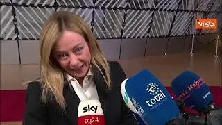 Meloni a Bruxelles: "Da Consiglio Ue mi aspetto passi avanti"