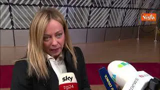 Qatargate, Meloni: "Scenario preoccupante, reazione deve essere ferma e decisa"