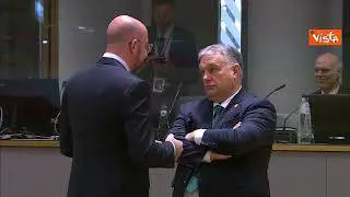 Meloni al primo Consiglio Ue da Presidente, ecco il dialogo con Orban prima della riunione