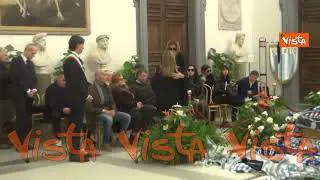 Meloni alla camera ardente di Siniša Mihajlović in Campidoglio