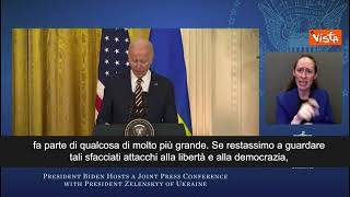Biden: "Non sarete mai soli, vostra lotta parte di qualcosa di più grande"