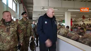 Pranzo della Vigilia con i militari in Bulgaria per Crosetto: Portiamo vicinanza del Governo