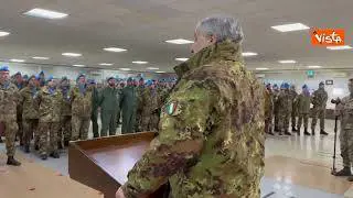 Tajani incontra contingente italiano in Libano: "Italia vi guarda con stima e ammirazione"