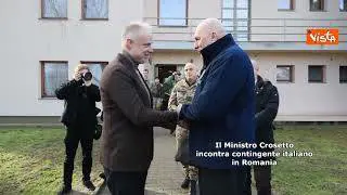 3 tappe in 2 giorni, Crosetto visita i contingenti italiani di Ungheria, Romania e Bulgaria