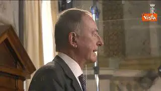 Addio a Franco Frattini, eccolo all'insediamento come Presidente del Consiglio di Stato