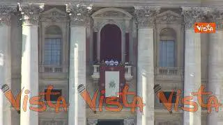 Gli auguri di Natale di Papa Francesco durante l’Angelus dalla Basilica di San Pietro