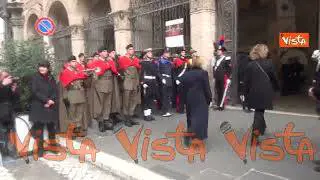 Il Presidente del Consiglio Meloni ai funerali di Frattini