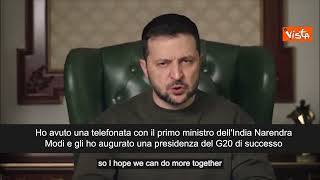 Zelensky: "Discussa formula pace con premier indiano Modi, conto su suo sostegno"
