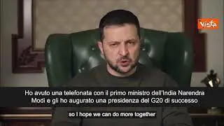 Zelensky: "Discussa formula pace con premier indiano Modi, conto su suo sostegno"