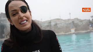 Gessica Notaro festeggia il compleanno tra i delfini ad Oltremare: "Un grande privilegio"