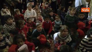 Mattarella accoglie al Quirinale bambini delle case famiglia. Per loro doni e merenda