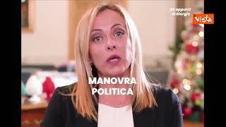 Manovra, Meloni: “Ne vado fiera, è dedicata a futuro e ottimismo della Nazione”