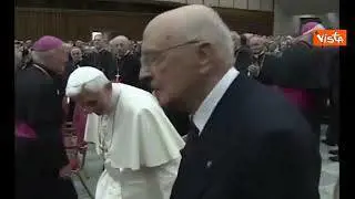 Addio a Papa Benedetto XVI, ecco l'arrivo al Quirinale nel 2012 per anniversario Patti Lateranensi