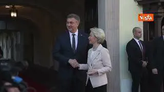 Von der Leyen in Croazia per l'ingresso del Paese nell'area Schengen