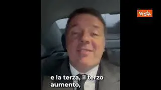 Renzi: Aumentano benzina e pedaggi. Quando Meloni diceva ‘la pacchia è finita’, erano automobilisti