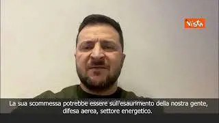 Zelensky: "Abbattuti 80 droni nei primi due giorni dell'anno"