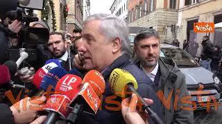 Tajani: Oggi presentiamo candidato del cdx Rocca, partito unico è una prospettiva su cui ragionare