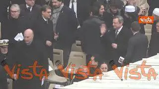 Funerali Ratzinger, presente anche Draghi tra le autorità