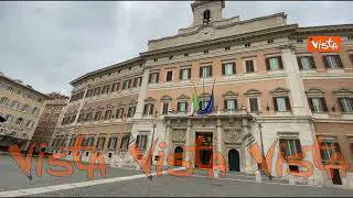 Bandiere a mezz’asta a Montecitorio in segno di lutto per esequie solenni Papa Benedetto XVI