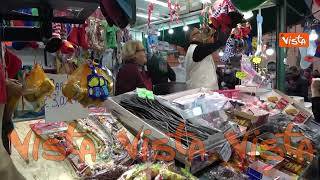 Piazza Navona gremita il giorno dell’epifania, le immagini