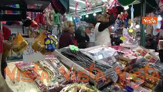 Piazza Navona gremita il giorno dell’epifania, le immagini